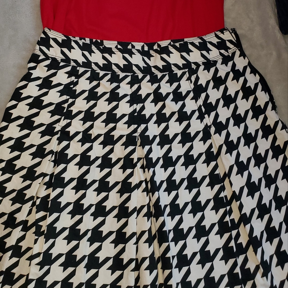 Houndstooth Skirt